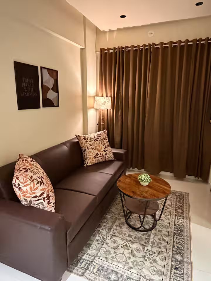 Serenity 601 1Bhk Pvt Apt near Atal Setu & NMIA – 1